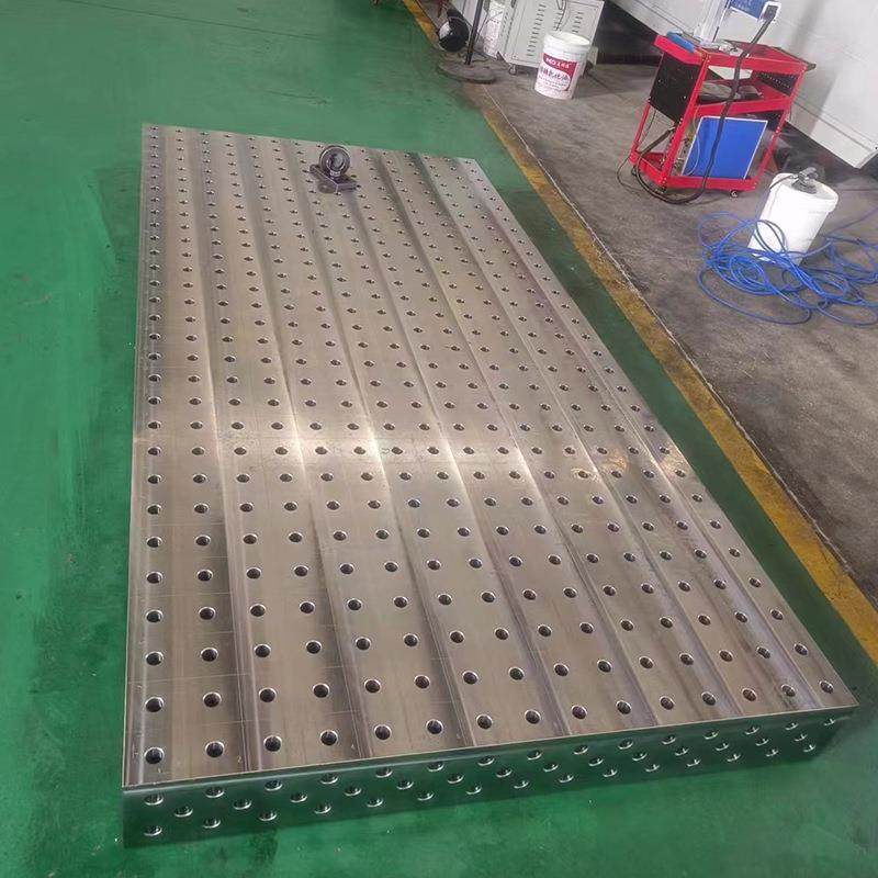 定三8维柔性具焊接平VKB台机器人位工装夹2孔16孔多孔焊接工作台