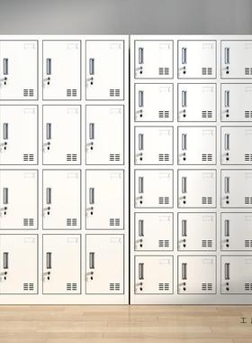 钢制更衣柜员工物柜工柜厂舍带锁换宿衣存包学72713储校餐厅家用