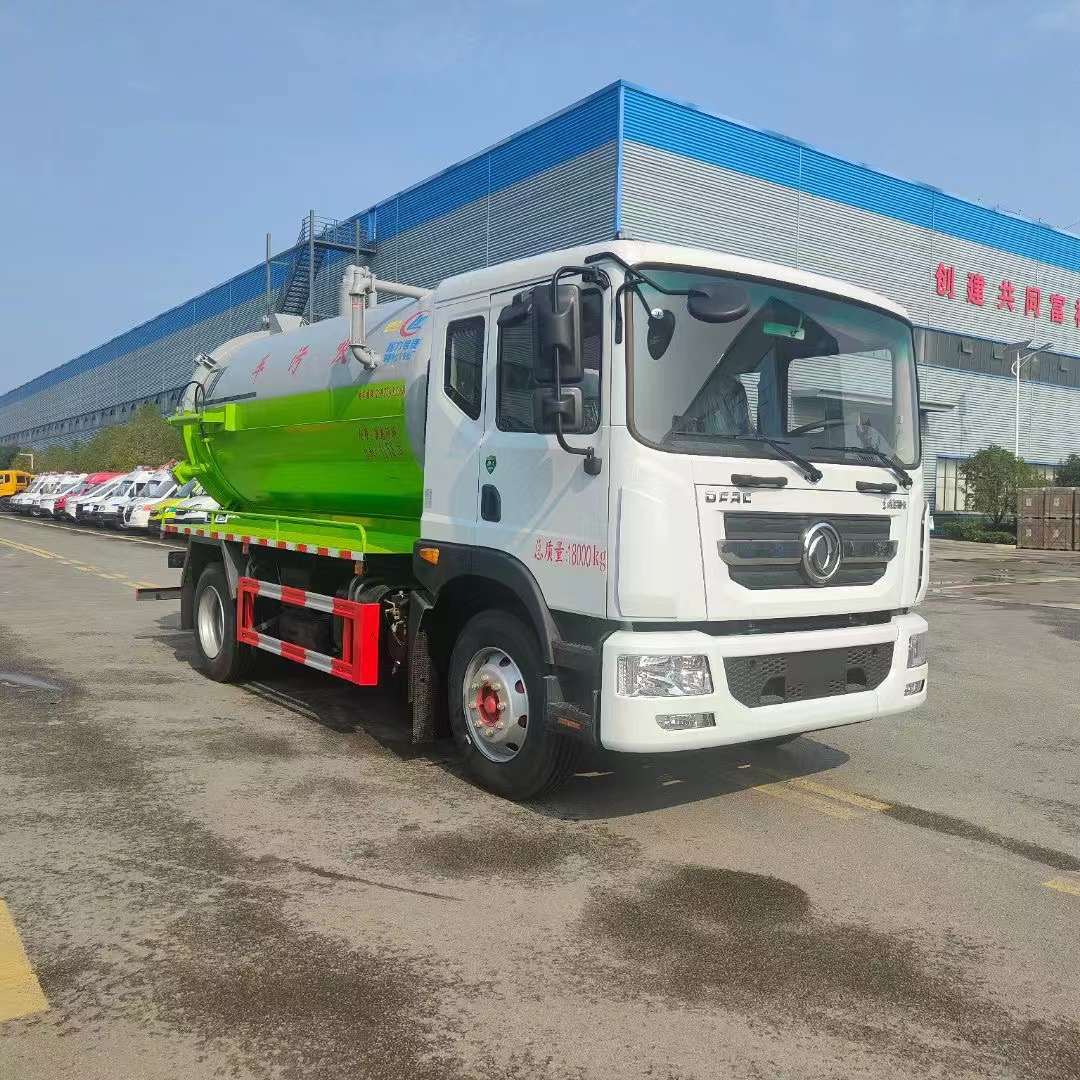 东风D9吸污车11.5方吸粪车泥浆运输抽运车化粪池下水道疏通排污车