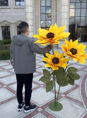 路网红F98T6SS7婚庆引花婚纸礼现场布置服装影楼橱窗装饰立手工向