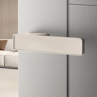 意极简锁卧室通用型房间门见描述音锁静卧室门磁吸米思式门门锁