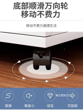 桌公下件柜办室办BG002504公柜木质储物带柜边柜锁柜子打印文机抽