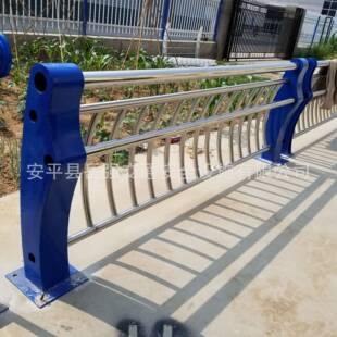 不锈钢桥梁栏河道灯光碳护素栏复合管护304桥栏梁护不YQ-QL锈钢管