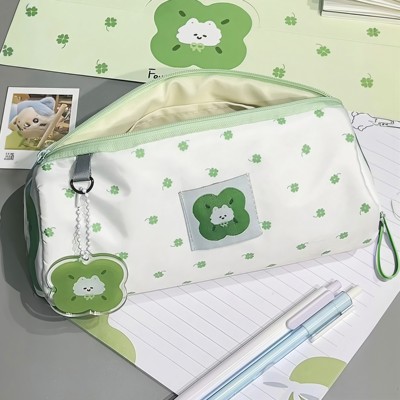 四叶草笔袋初高中女生文具盒开学高颜值ins风2025新款小众不撞款