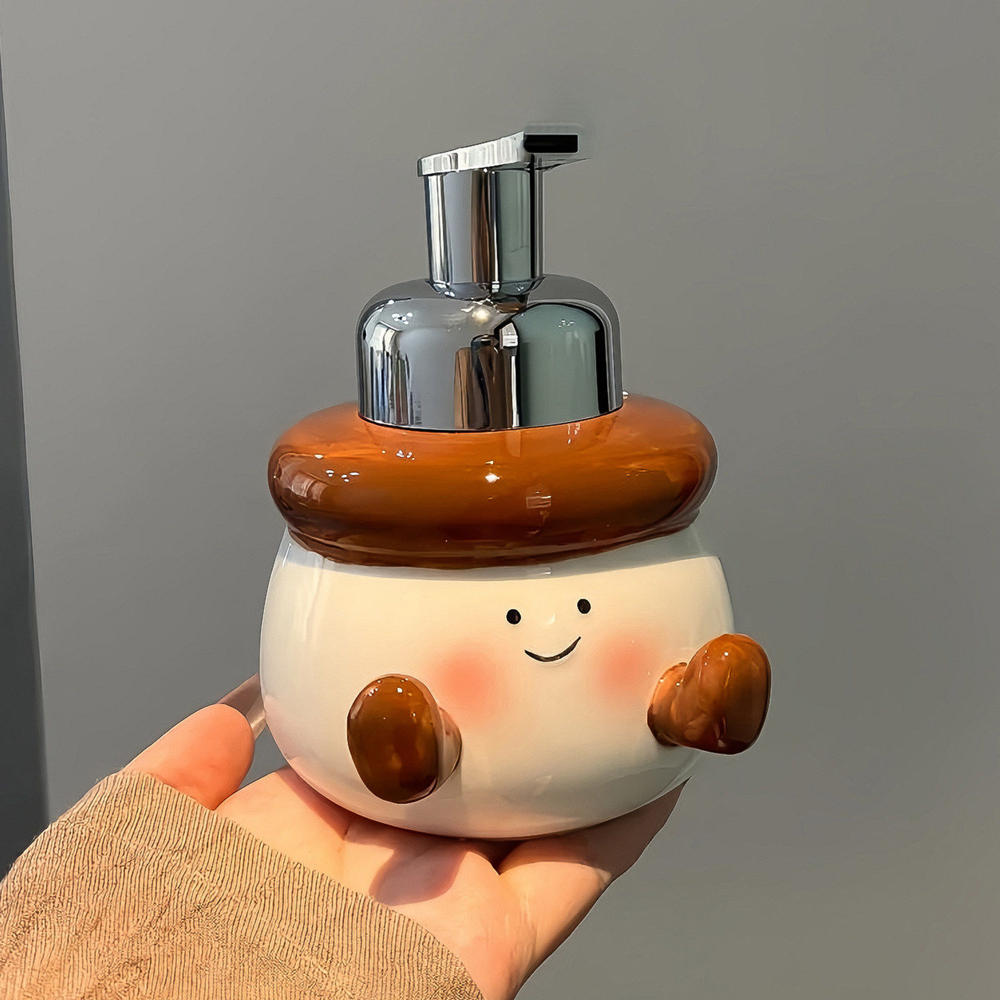 陶瓷起泡瓶慕斯泡沫按压式洗手液洗发水洗面奶打泡器分装瓶子空瓶