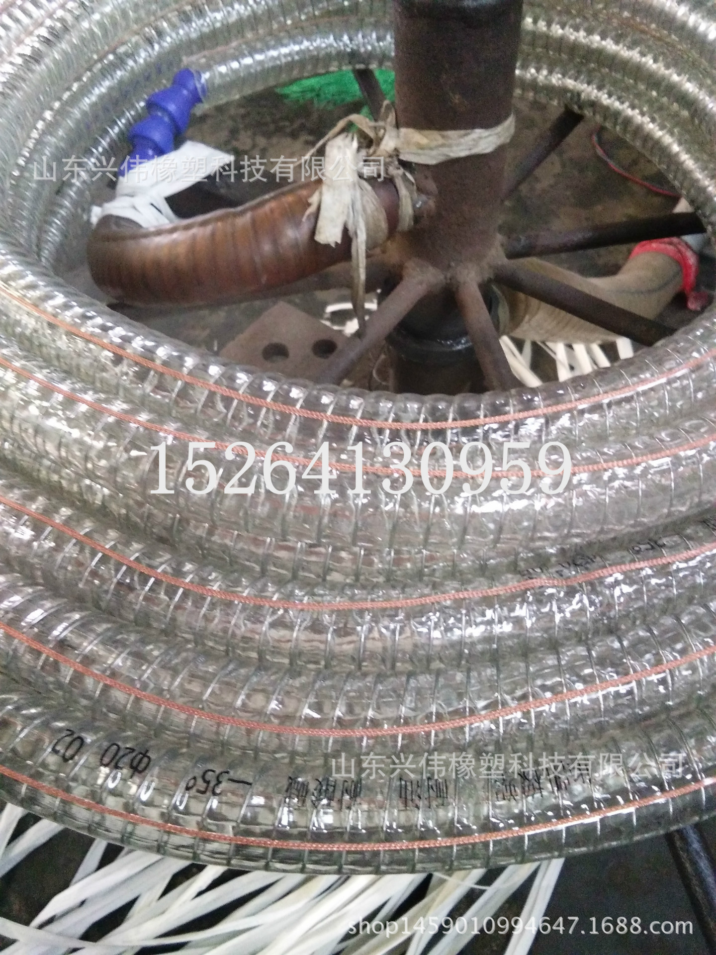 电抽油PVC抗冻耐寒钢丝软管