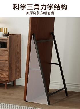 全身镜中古风用家客BLQ厅墙穿衣镜服装可店女生试衣镜落地镜挂大