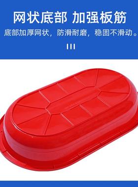 盆大人NXW长方澡形大号加厚家用塑衣料洗狗狗水产养鱼龙虾长盆洗