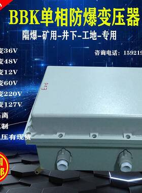 用爆变压相bbk矿-1000RDCW2KW5KVA安全行灯380V220VV转36V481器2