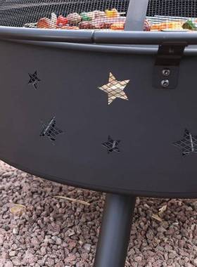 跨境电商火户外取暖火盆柴烤火庭炉院取MCW暖炉篝取火暖firepit火