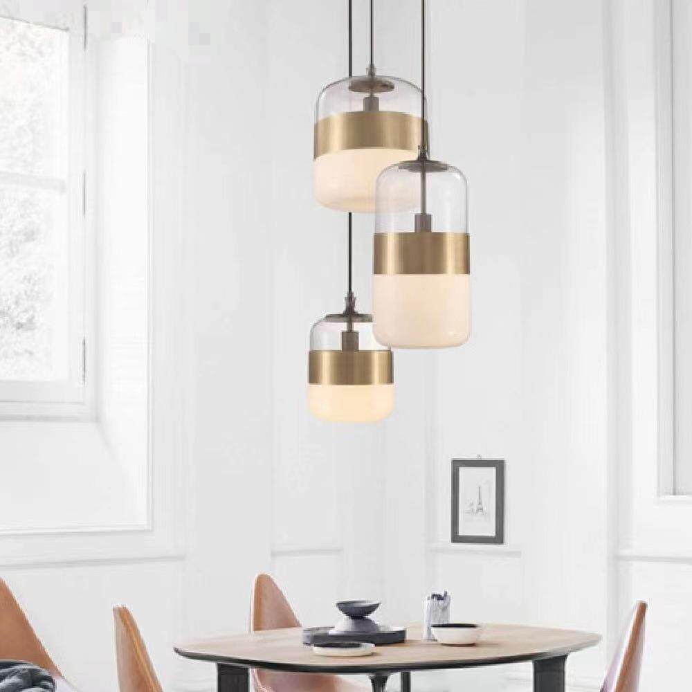 简约创意设性计师餐厅台个玻璃吊灯现代时尚板样间吧床头94267小