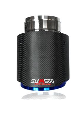 114m气m纤大口碳径维尾喉厂家直供汽车排RBQ改装通用尾喉