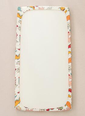 6支全棉贡缎儿0童床笠卡MOS通全床垫保护罩婴童床包幼儿园罩