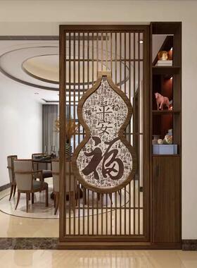 实木质屏风断对客厅UBV玄关柜入户正门2025隔新款进门挡新遮中式