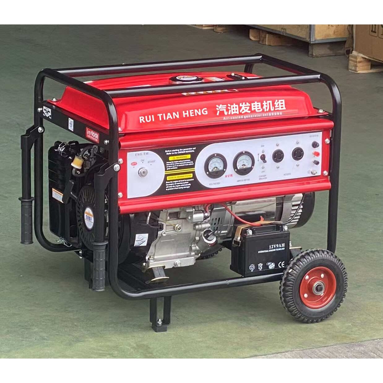 6kw汽油发电机组6.5kva便携节能小型发电机家用单三相220/380V