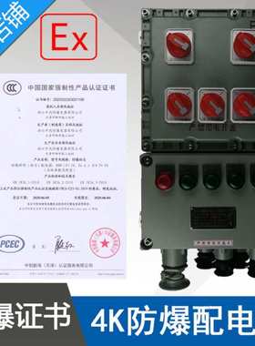 BXMD51BXMD58XDMB58-4K防爆照明动力配电箱1进4出铝合金防爆电箱