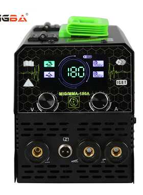2024款120A欧规220v含配件1kg无气二保焊机MIG/MMA-180A电焊机