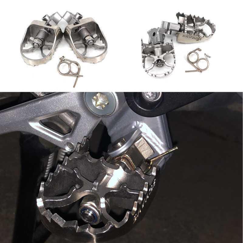 适用于宝马R1150GS R1200GS ADV 1250GS ADV脚踏加宽旋转脚踏改装