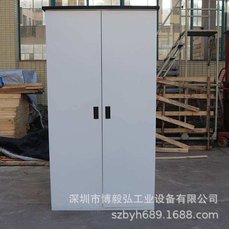 定制铁皮钢板重型工具柜 汽修抽屉式五金零件柜双开门车间工具车图片