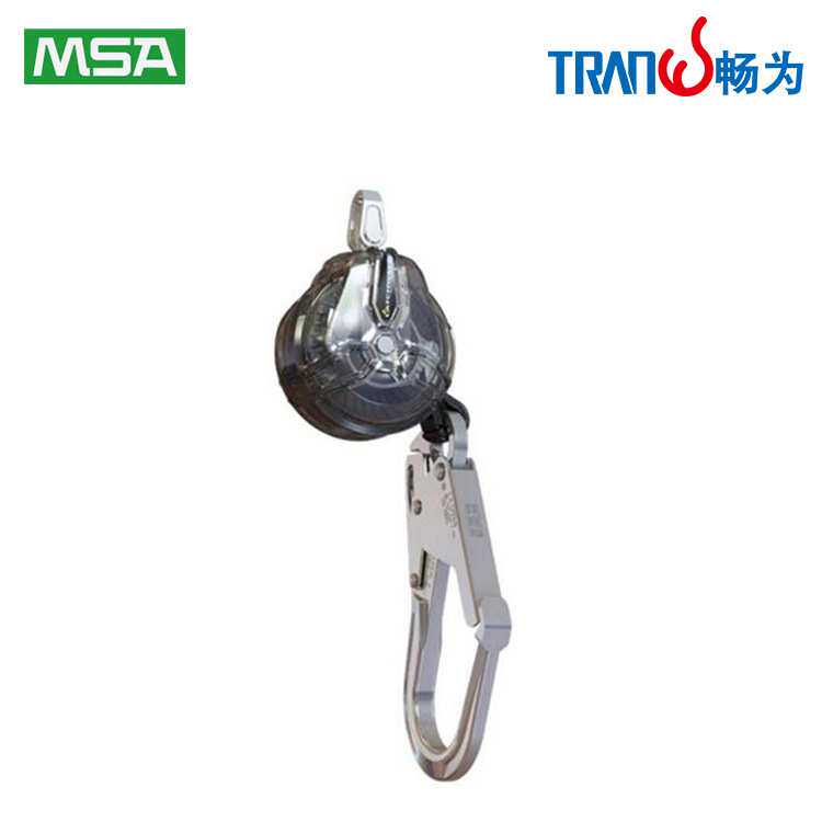 梅思安MSA Latchways 63011-00A速差自控器1.8M长织带铝合金大挂