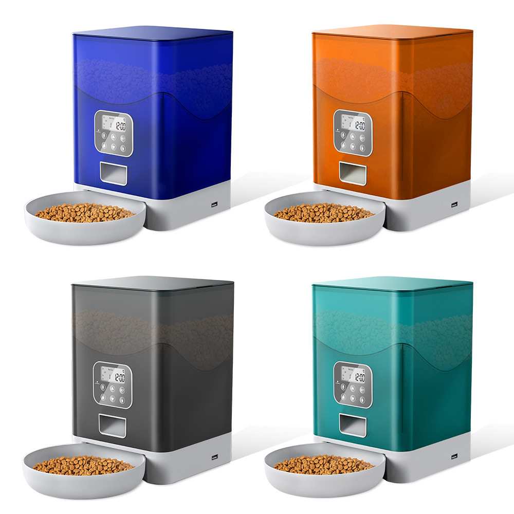 宠物智能自动喂食器3L水晶石APP远程投食机WIFI控制猫狗食具中性