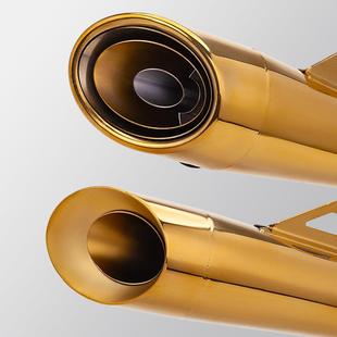 C22C23金色尾段通用排气管51MM无损安装ZX4R赛800321R250RR