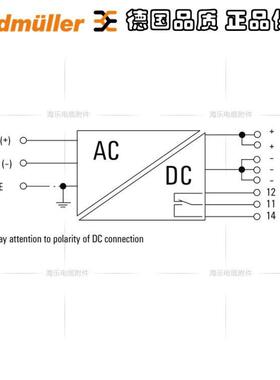 魏德米勒PROmax开关电源单相电源480W24V20A订货号1478140000