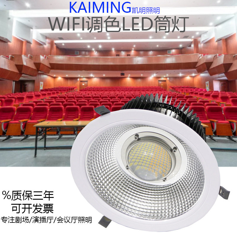 报告厅LED嵌入式筒灯6/8/10寸