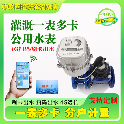 大口径4G远传扫码灌溉水表