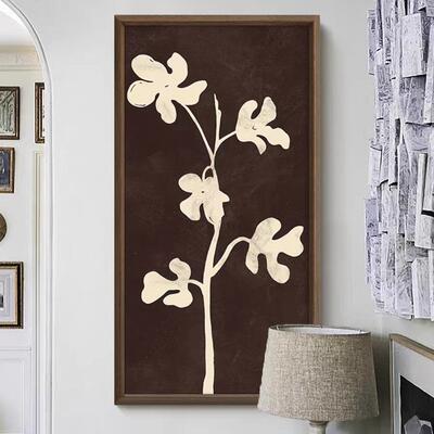 次第花开·花卉》法式复古客厅装饰画南洋中古风餐厅玄关卧室挂画