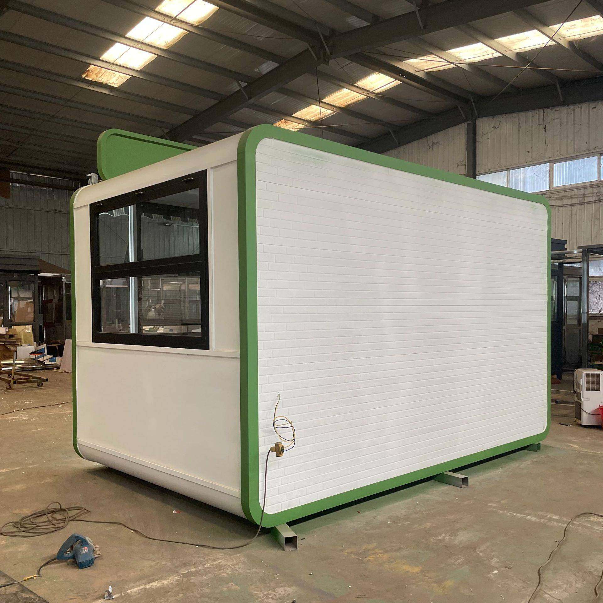 钢结构移动售货亭景区公园商铺商业步行街小吃贩卖亭移动便利店