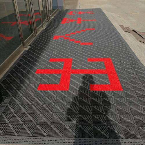 商用地垫户外漏水室外商用三合一除尘脚垫酒店进门塑料拼接地毯