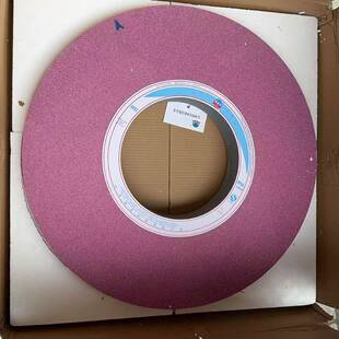 盛星砂轮磨轧辊砂轮铬刚玉外圆磨砂轮PA750*75*305孔46K粉红砂轮