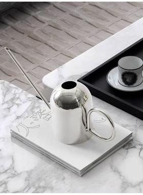 代轻客奢创意不锈钢冷水壶摆现BJ0621件茶壶浇水壶样板间厅网红装