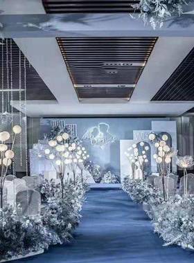 新款橱窗路场地置布引灯幸福果树结婚婚礼引节日路装扮道XTI具路