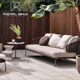 户外制沙发阳庭院藤编桌三椅花T 005园户外藤椅件套单台人组藤合