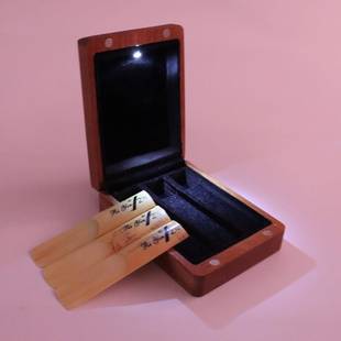 实萨克斯哨片盒木双簧管头哨嘴吹黑管簧片MHC盒哨子精片致带灯光