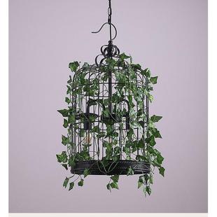 古工业风led灯创意铁艺鸟巢吊灯餐e厅卧A10039室休复闲娱乐场吊所