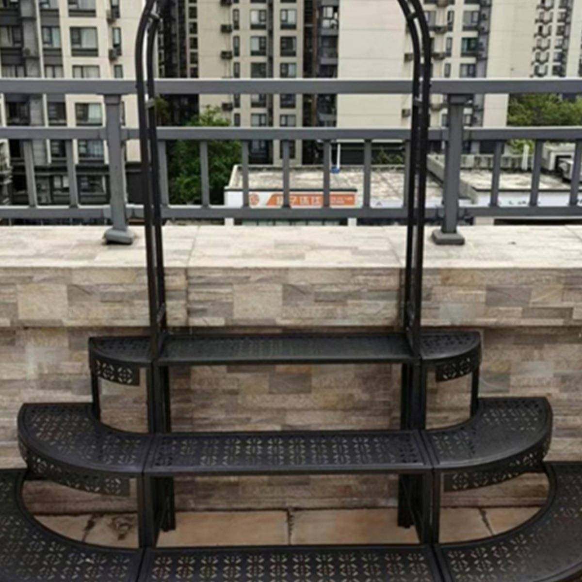 艺拱门花铁架置物阳台IHG月季爬藤架阶梯户外庭院多层蔷薇花架架,电子元器件市场,其它元器件,淘宝优惠券,粉丝福利购,淘宝优惠卷