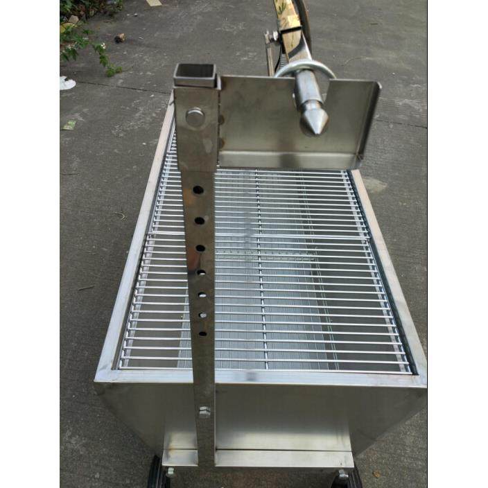 动转烤全羊自烧烤炉架子商用家木用户外炭烤SF-169羊腿加大加厚烤