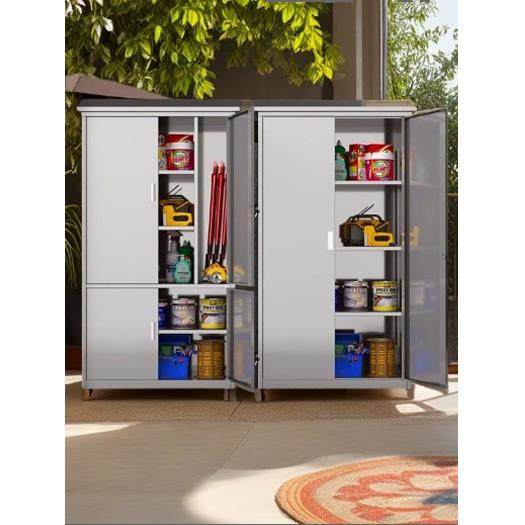 户外防雨34不锈0钢清洁工阳具收纳柜庭院花园台防晒收带锁ENO纳柜,商业/办公家具,办公储物柜,淘宝优惠券,粉丝福利购,淘宝优惠卷