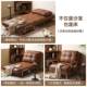热卖 沙床单折叠两用中古发风小户皮型伸通用缩油人蜡沙发书房双人
