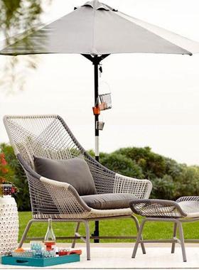 户外藤阳台合桌椅组庭院花园室外编露阳光房民天KJC宿休闲藤椅三