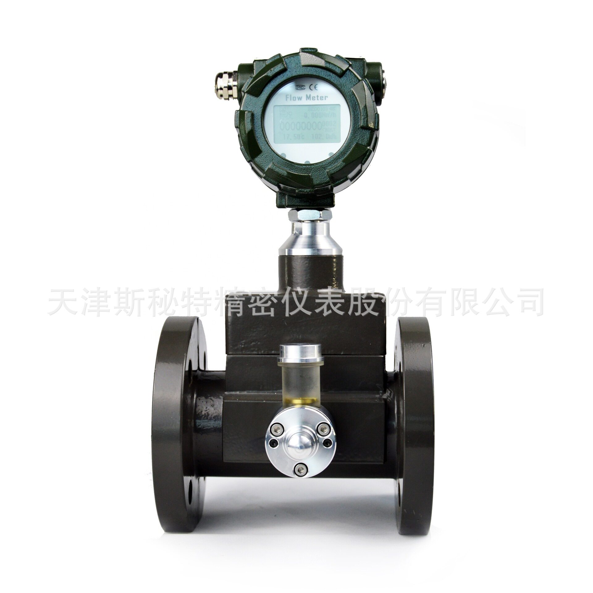 铝合金温压补偿数显气体涡轮流量