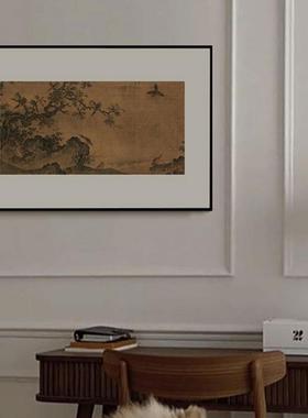 赵中孟YZ202303頫《竹石图新》式小众艺术装画客厅书饰房国画民宿