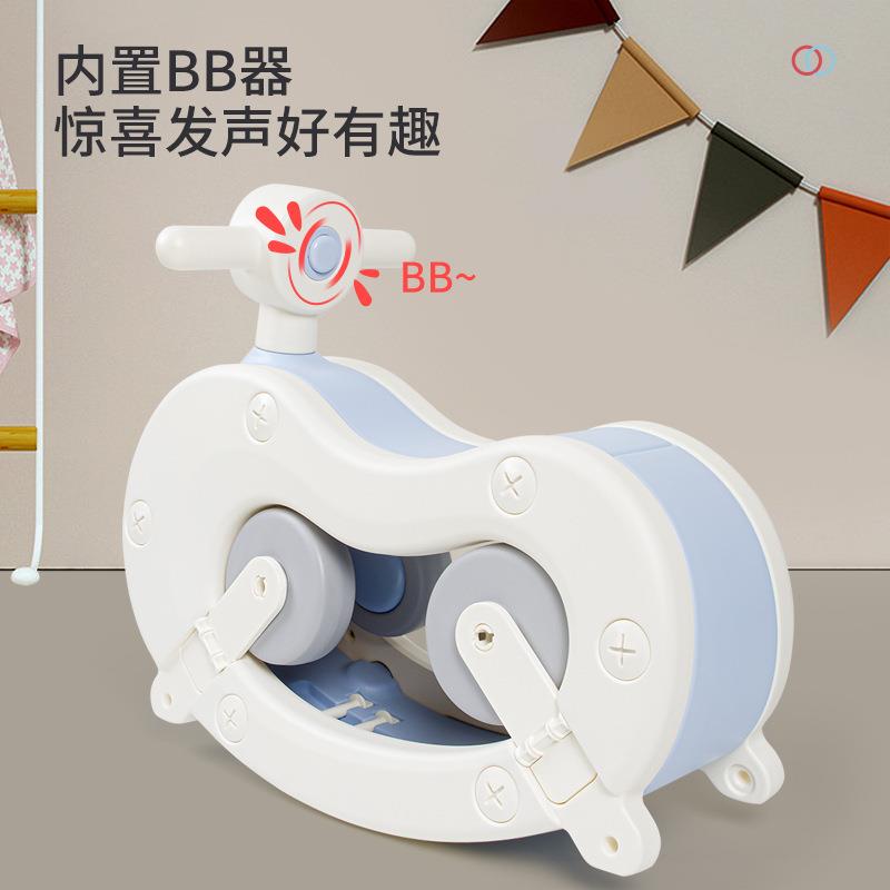 儿童摇摇马RGW溜溜车二小儿合一婴宝宝玩具大号加厚马木太空滑行