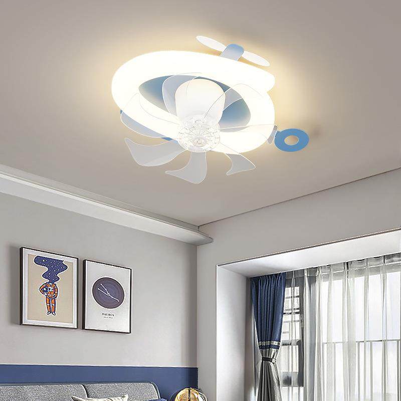 全光谱护眼摇头风扇吸顶灯卧室灯个性创意儿童房女孩男孩电扇一体,家装灯饰光源,风扇灯,淘宝优惠券,粉丝福利购,淘宝优惠卷