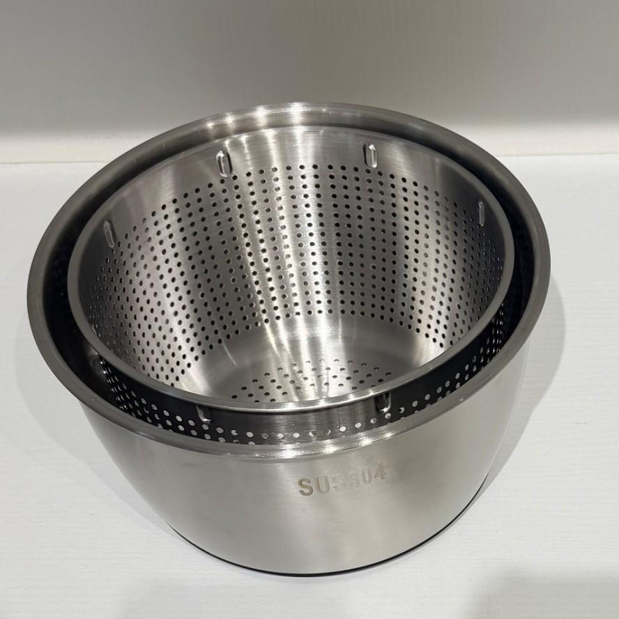 不钢款不锈钢345内篮蔬菜脱水水器锈厨房用品沥篮不锈钢打蛋盆