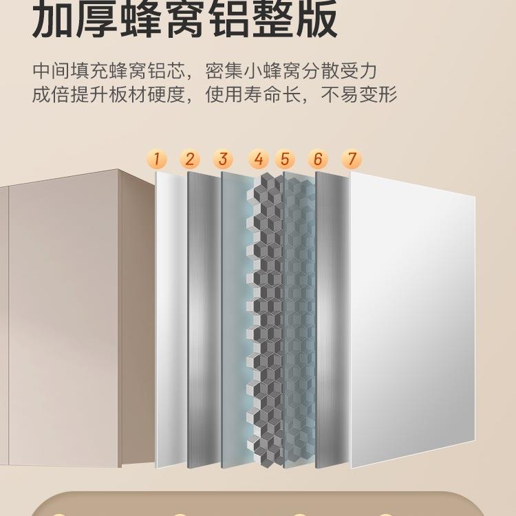 铝合金厨房吊柜墙壁柜定制小户型阳台墙上储物柜卫生间壁挂收纳