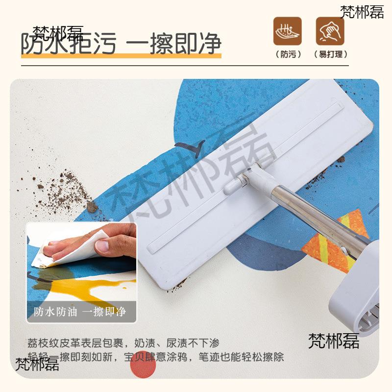 儿童玩具地毯幼8sWfBjn7儿园地加垫厚大尺寸可擦垫区子洗阅读区布